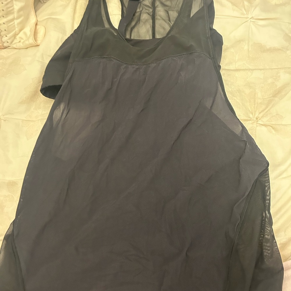 Sheer Black Sleeveless top